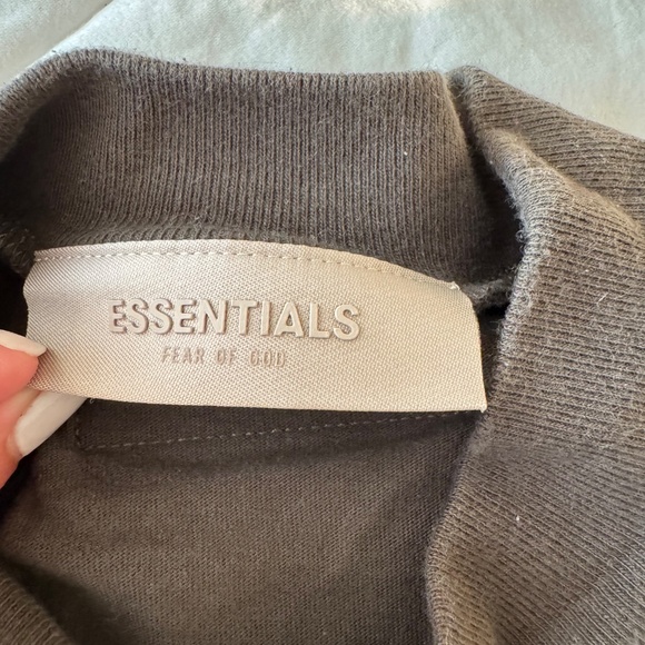 Essentials Tee Shirt Charcoal - Picture 3 of 5